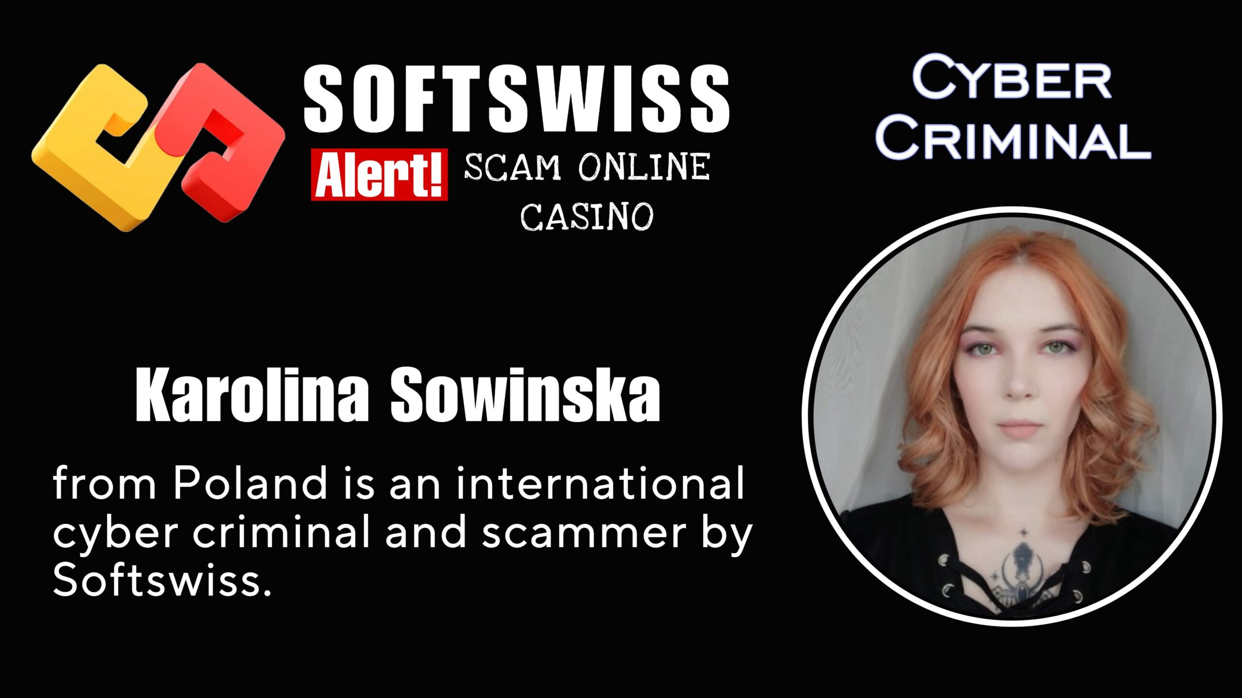 Karolina Sowinska - softswiss scam - Casino by Softswiss